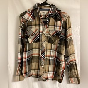 Roebuck & Co western flannel size small men’s